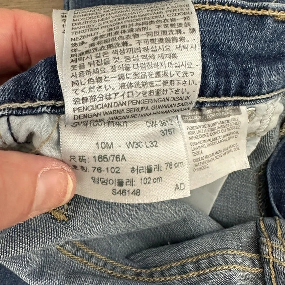 Levi’s 505 Straight Leg Jeans - Size 10 30x32 - Picture 10 of 10